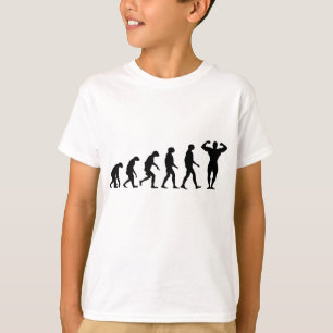 ボディビルの進化 Tシャツ