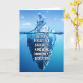 ボディビルアイスバーグやる気を起こさせる彫刻 カード (黄色い花)