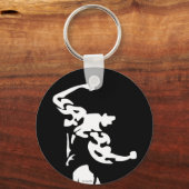 ボディビルキーチェーン キーホルダー (正面)