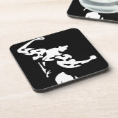 ボディビルコルクコースター コースター (左側)