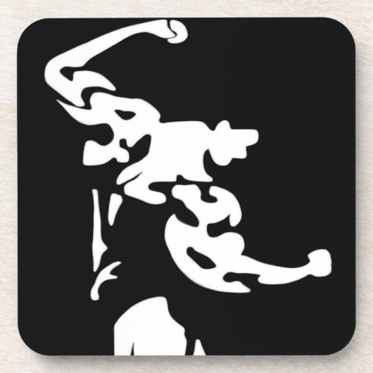 ボディビルコルクコースター コースター (正面)