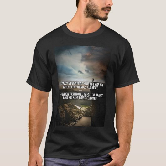 ボディビルジムのモチベーション Tシャツ (正面)
