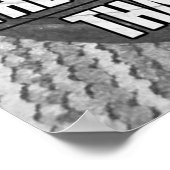 ボディビルジムトレーニング やる気を起こさせる ポスター (角)