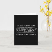 ボディビルダーおもしろいギフト – WeightliftとBodybui カード (黄色い花)