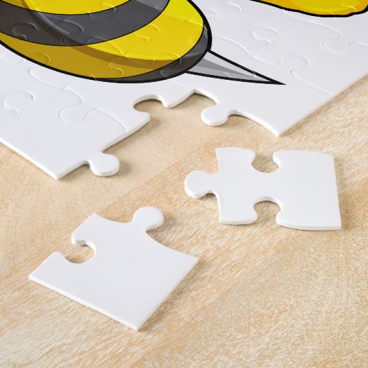 ボディビルダーとしてBee ジグソーパズル (側面)