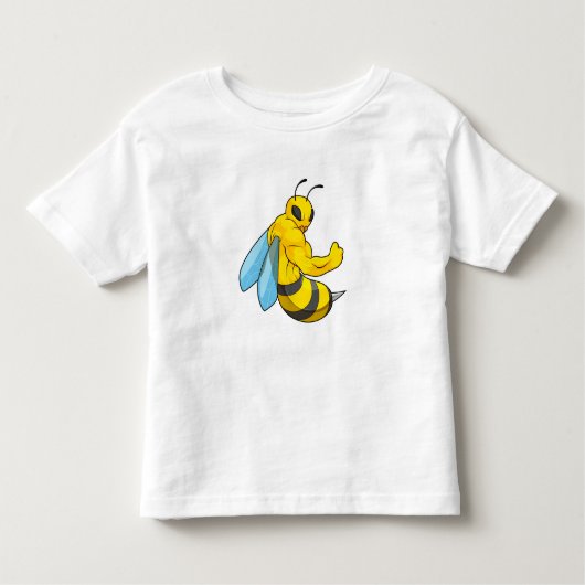 ボディビルダーとしてBee トドラーTシャツ (正面)