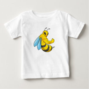ボディビルダーとしてBee ベビーTシャツ