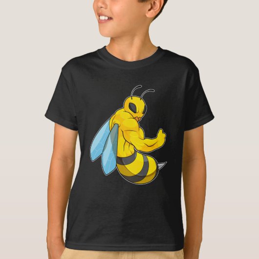 ボディビルダーとしてBee Tシャツ (正面)