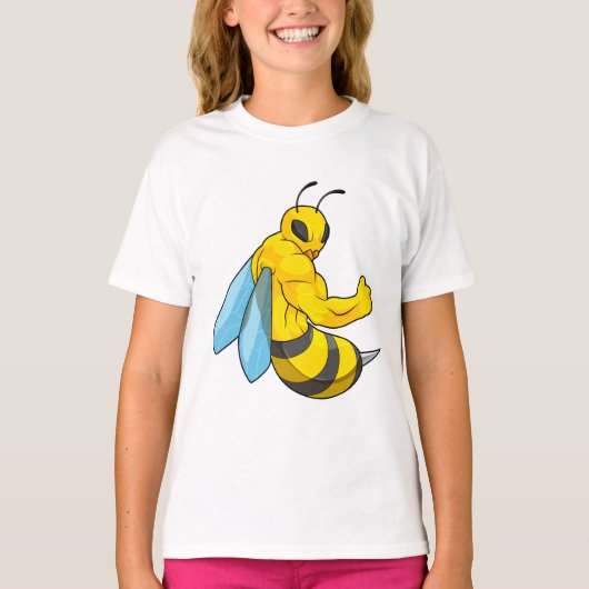 ボディビルダーとしてBee Tシャツ (正面)