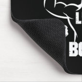 ボディビルダーのようにスケールしたボス マウスパッド (コーナー)