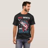 ボディビルダーのパパ フィッシング 釣り人 Tシャツ (正面フル)