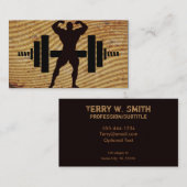 ボディビルダーの名刺 名刺 (正面/裏面)