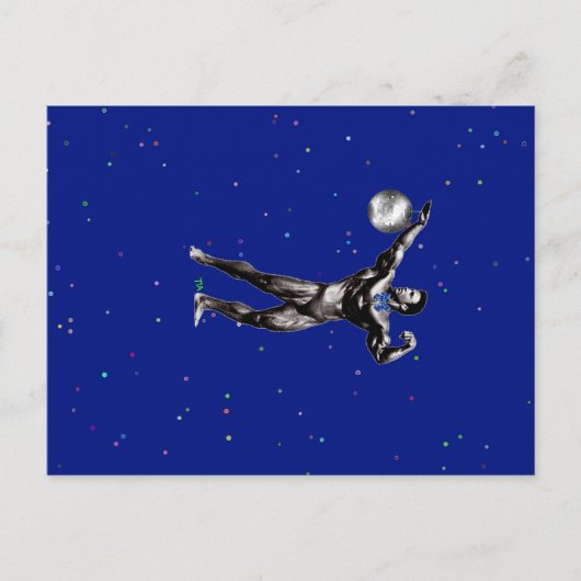 ボディビルダーはディスコが好きだ ポストカード (正面)