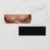 ボディビルダーパーソナルトレーナー物理フィットネスオス スキニー名刺 (正面/裏面)