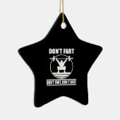 ボディビルダー用おもしろいのスポーツジムトレーニングスクアット セラミックオーナメント (右)