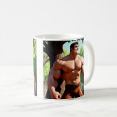 ボディビルダー誕生日 コーヒーマグカップ (正面右)