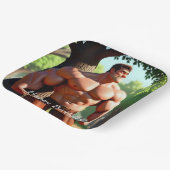 ボディビルダー誕生日 ペーパープレート (傾斜あり)