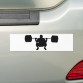 ボディビルダー バンパーステッカー (車上)