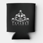 ボディビルダー フィットネス 缶クーラー (正面)