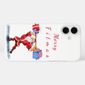 ボディビルダーSanta Christmas iPhoneケース Case-Mate iPhoneケース (裏面 (横))