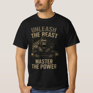 ボディビルディング ビースト パワー – 強さを解き放て Tシャツ