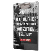 ボディビルトレーニングのモチベーション – 否定的 クリップボード (左)