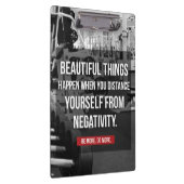 ボディビルトレーニングのモチベーション – 否定的 クリップボード (右)