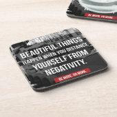 ボディビルトレーニングのモチベーション – 否定的 コースター (左側)