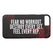 ボディビルトレーニング やる気を起こさせる Case-Mate iPhoneケース (裏面(横))