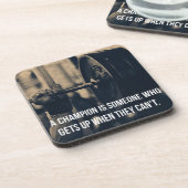 ボディビルフィットネスジムトレーニングモチベーション コースター (左側)