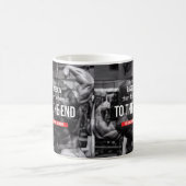 ボディビルフィットネスジムトレーニングモチベーション コーヒーマグカップ (中央)