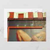 ボディビルフィットネス広告ズタイムスクエアNYC ポストカード (正面/裏面)