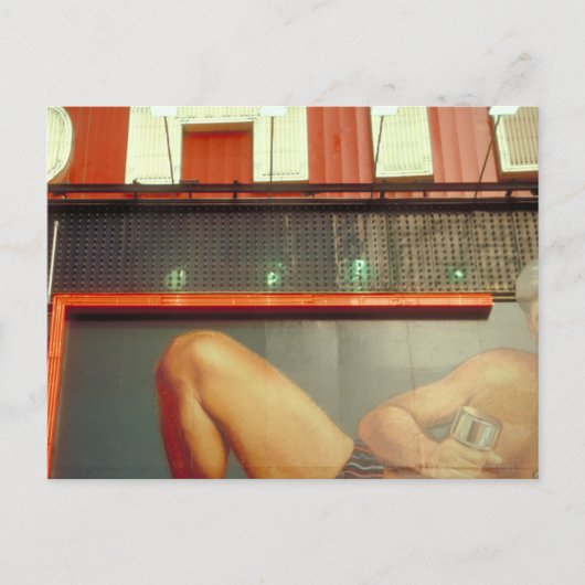 ボディビルフィットネス広告ズタイムスクエアNYC ポストカード (正面)