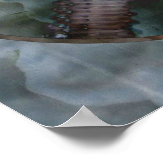 ボディビルポスターと規律引用文003 ポスター (角)