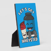 ボディビルユーモア – くちばしそう フォトプラーク (側面)