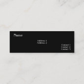 ボディビル名刺 スキニー名刺 (裏面)