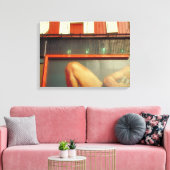 ボディビル広告ズタイムスクエアNYCキャンバス キャンバスプリント (インサイチュ (リビング))