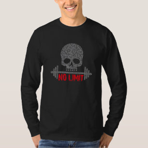 ボディビル強度訓練筋肉建物ウィット Tシャツ