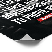 ボディビル感動的トレーニング引用文 ポスター (角)