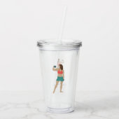 ボディビル アクリルタンブラー (裏面)