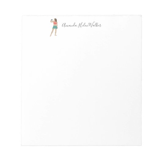 ボディビル ノートパッド (正面)