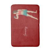 ボディビル バスマット (正面縦)