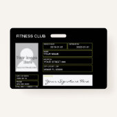 ボディビル バッジ (裏面)