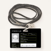 ボディビル バッジ (裏面ランヤード)