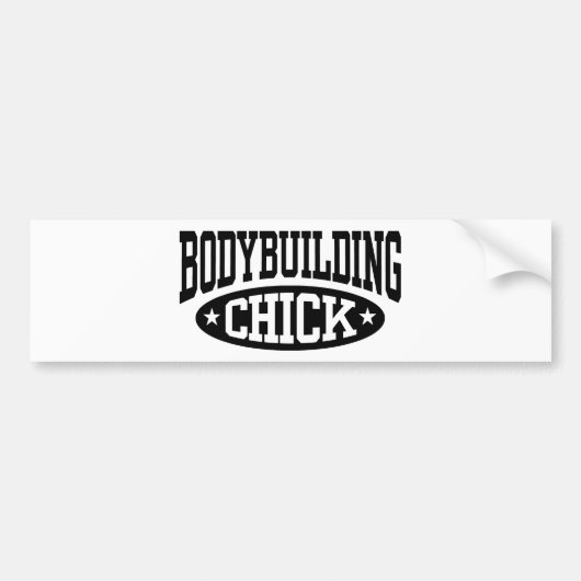 ボディビル バンパーステッカー (正面)