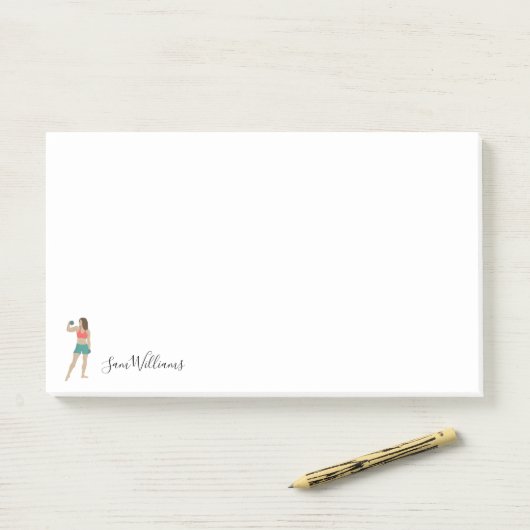 ボディビル ポストイット (デスク)