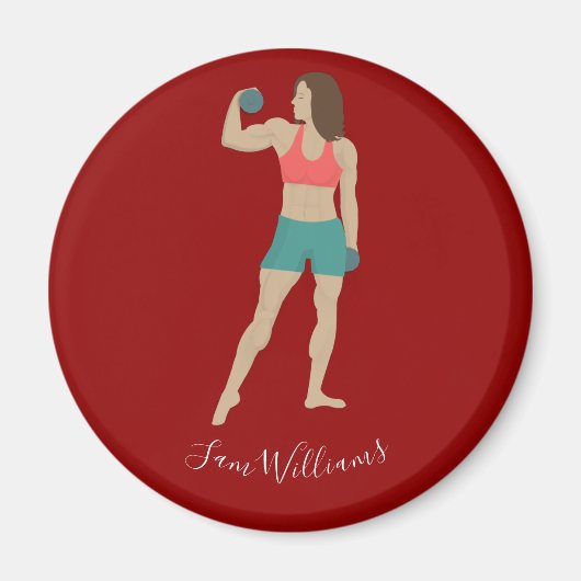 ボディビル マグネット (正面)