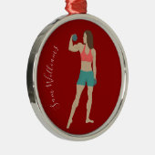 ボディビル メタルオーナメント (右)