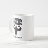 ボディビル – 脚の日をスキップしない – スクワット コーヒーマグカップ (正面左)