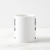 ボディビル – 脚の日をスキップしない – スクワット コーヒーマグカップ (中央)